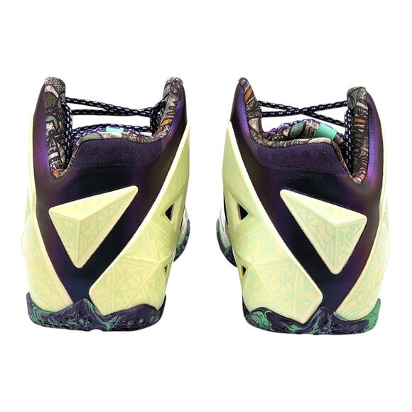 Nike LeBron 11 GS All Star 621712-701 Cashmere Green Glow Shoe EU 40 US 7Y - NWB - Picture 5 of 9